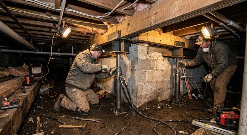 Basement Foundation Repair in Dundee, MI