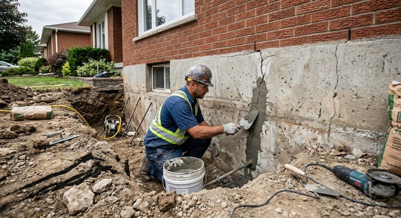 Basement Foundation Repair in Manchester, MI