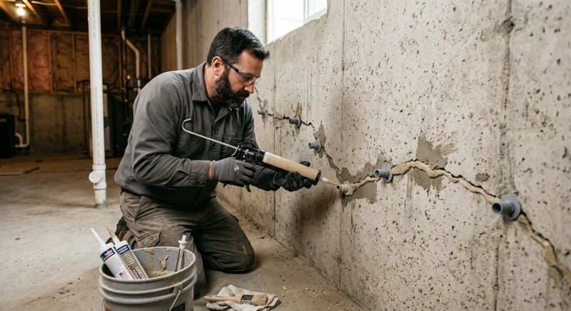 Basement Foundation Repair in Milan, MI