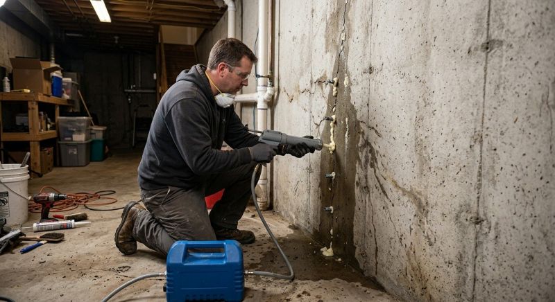 Basement Foundation Repair in Tecumseh, MI