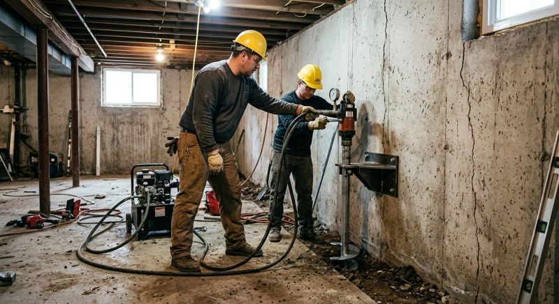 Basement Stabilization in Lenawee County, MI