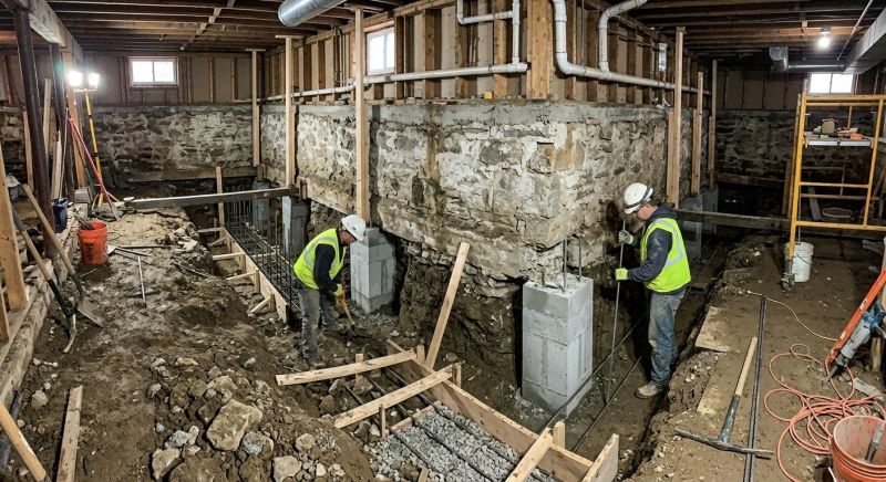 Basement Underpinning in Lenawee County, MI