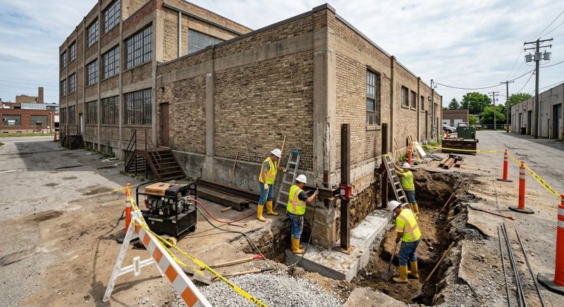 Building Foundation Repair in Blissfield, MI