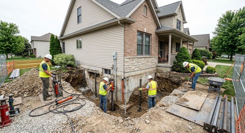Building Foundation Repair in Brooklyn, MI