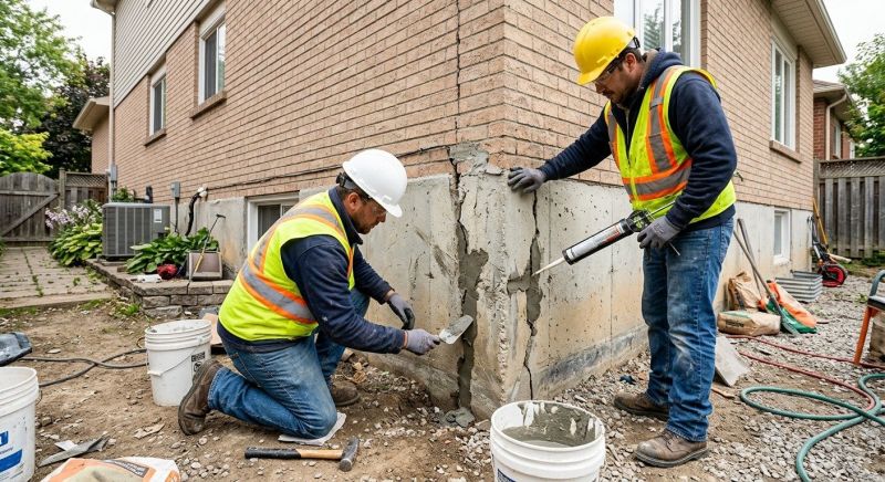 Building Foundation Repair in Cement City, MI