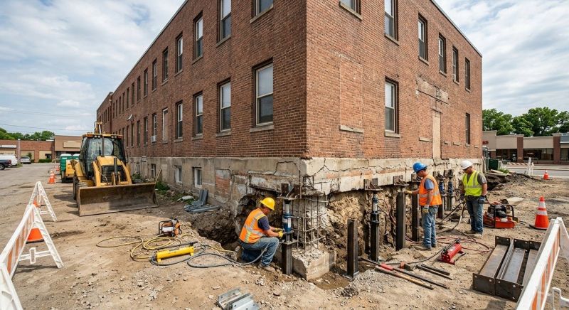 Commercial Foundation Repair in Lenawee County, MI