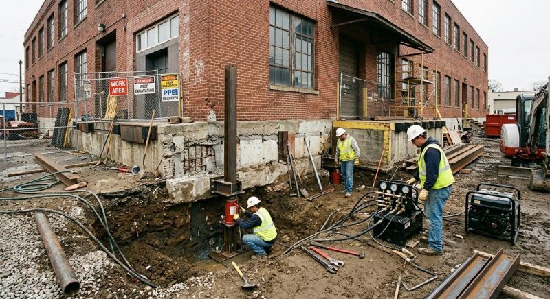 Commercial Foundation Repair in Lenawee County, MI