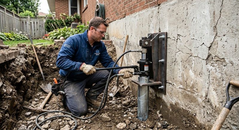 Concrete Foundation Leveling in Brooklyn, MI
