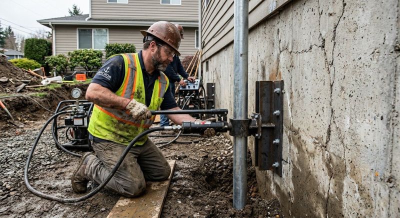 Concrete Foundation Leveling in Manchester, MI