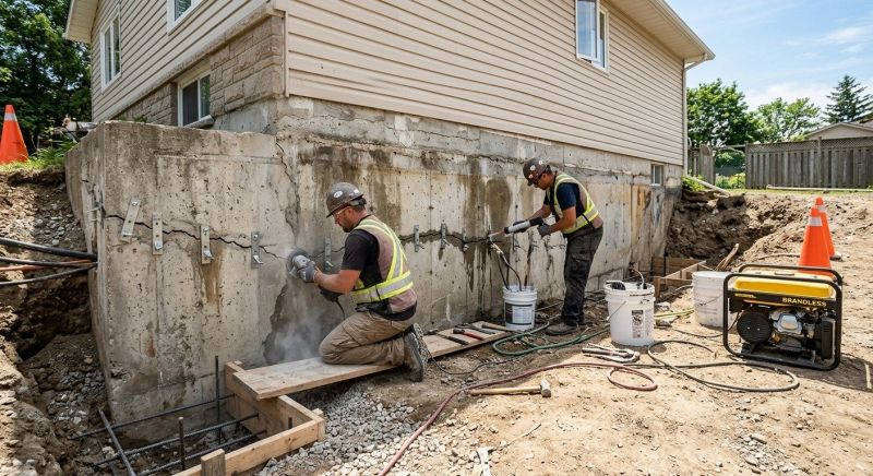 Concrete Foundation Repair in Adrian, MI