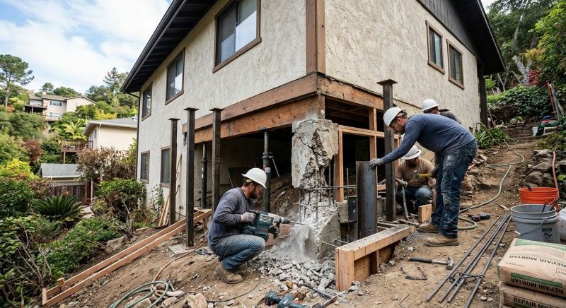 Concrete Foundation Repair in Adrian, MI