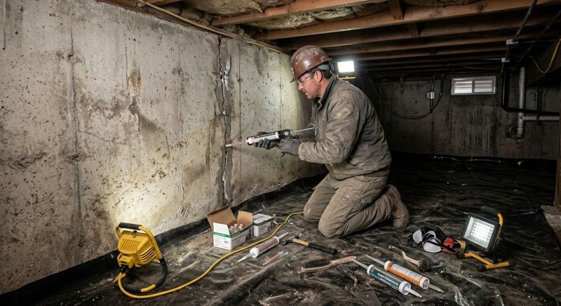 Concrete Foundation Repair in Brooklyn, MI