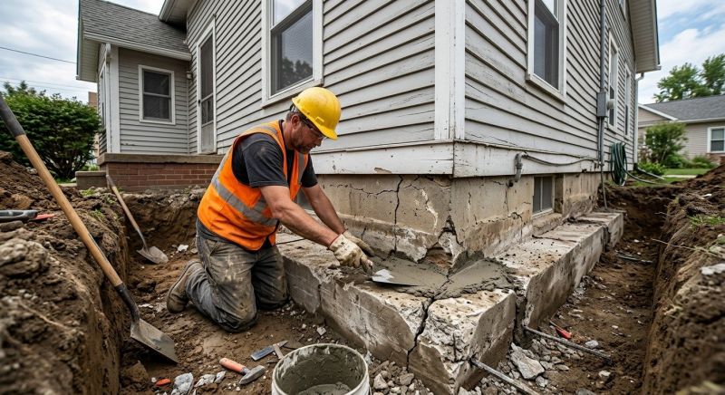 Concrete Foundation Repair in Manchester, MI