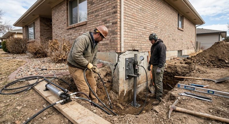 Concrete Foundation Repair in Milan, MI