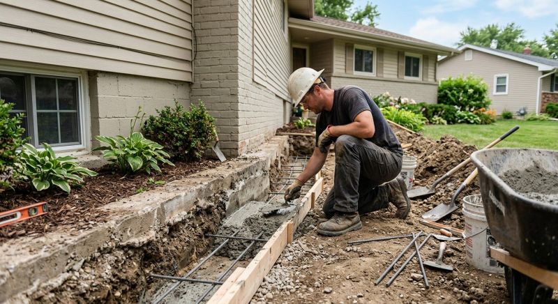 Concrete Foundation Repair in Saline, MI
