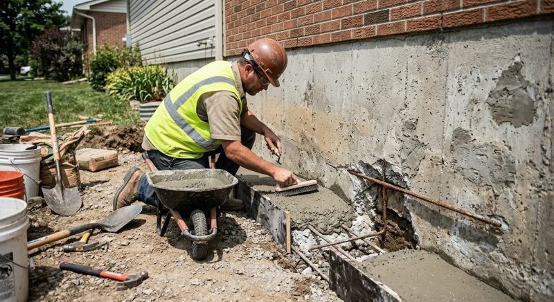 Concrete Foundation Repair in Tecumseh, MI
