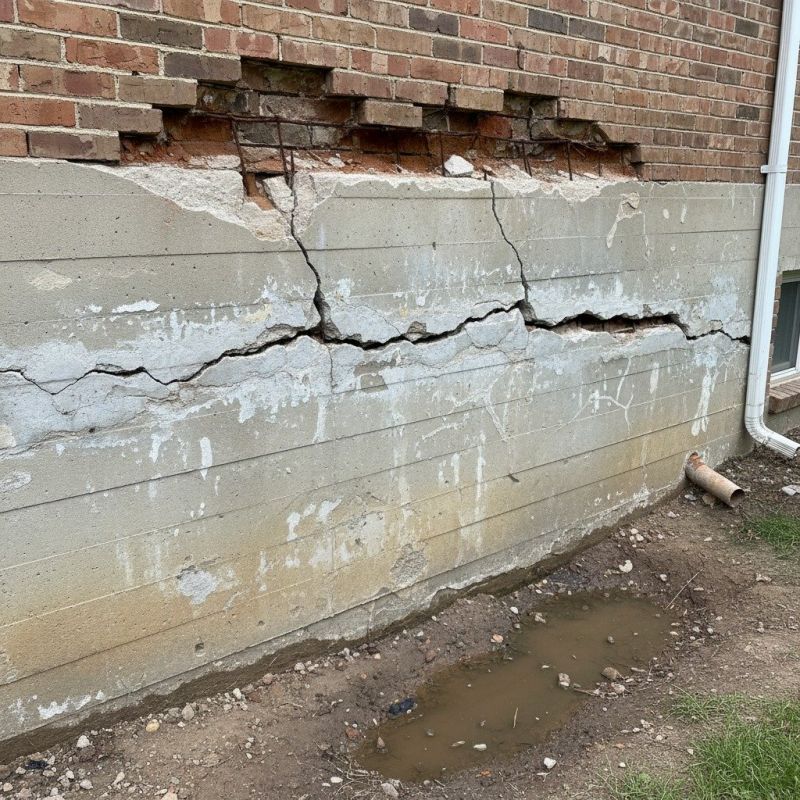Cracked Foundation Repair in Clinton, MI