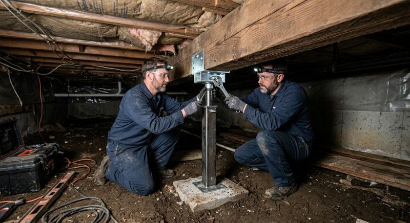Crawl Space Leveling in Lenawee County, MI