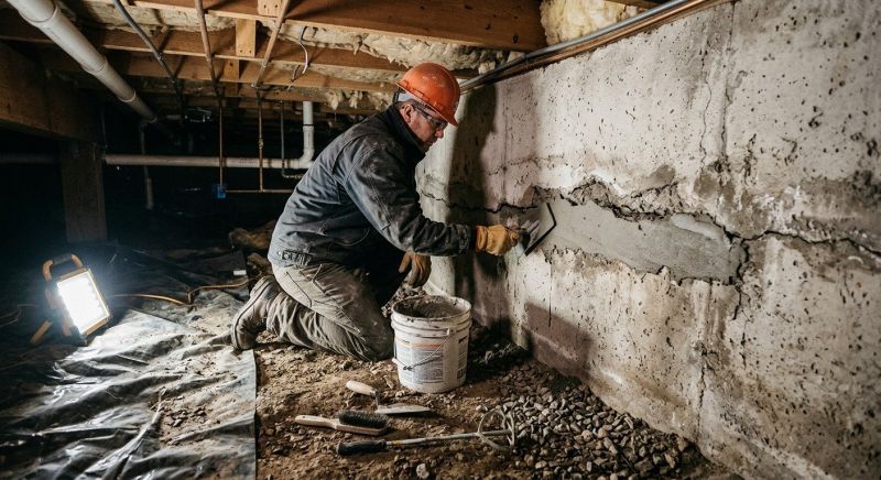 Crawlspace Foundation Repair in Dundee, MI