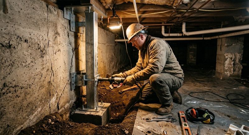 Crawlspace Foundation Repair in Milan, MI
