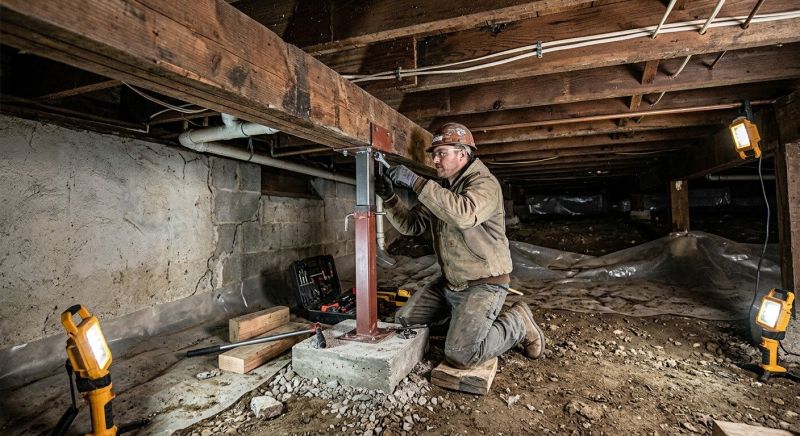 Crawlspace Foundation Repair in Milan, MI