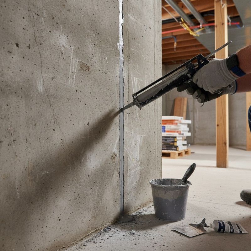 Foundation Crack Repair in Brooklyn, MI