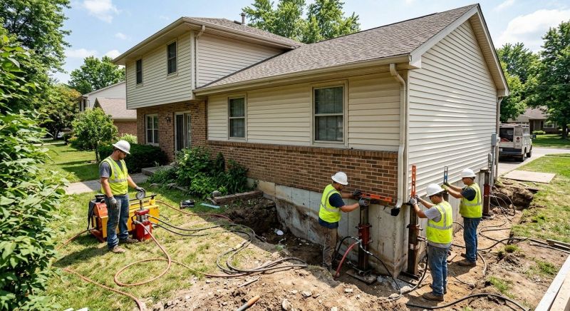 Foundation Jacking in Brooklyn, MI