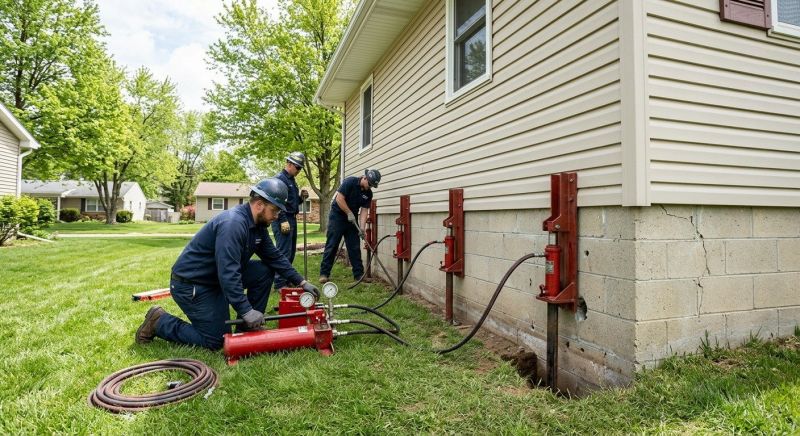 Foundation Jacking in Lambertville, MI