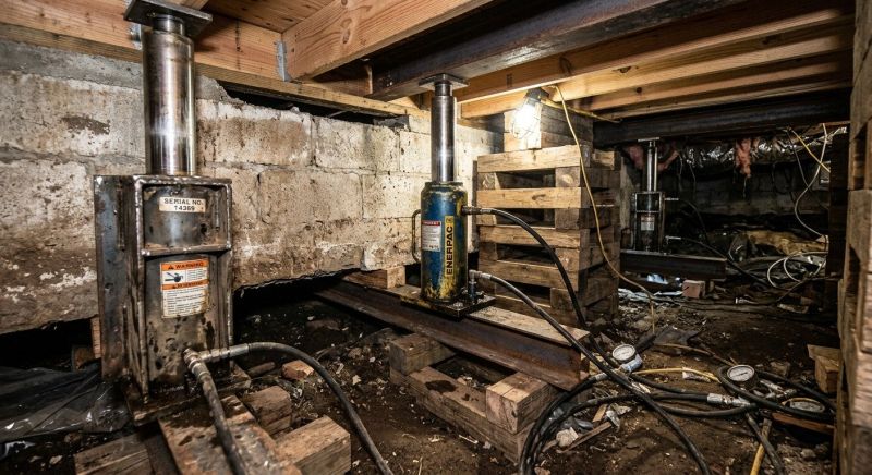 Foundation Jacking in Lenawee County, MI