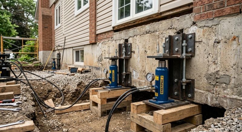 Foundation Jacking in Lenawee County, MI