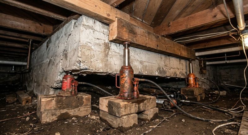 Foundation Jacking in Tecumseh, MI