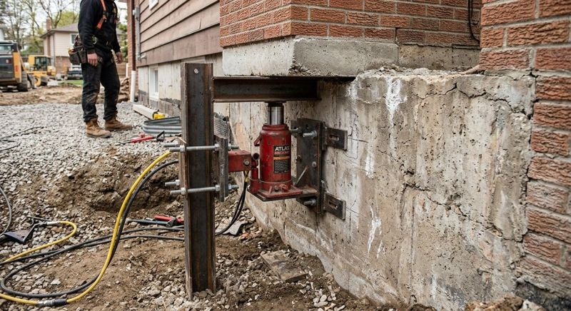 Foundation Jacking in Tecumseh, MI