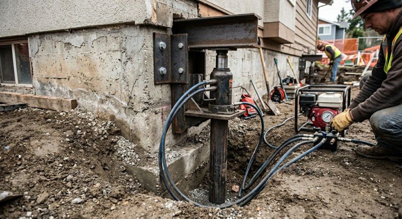 Foundation Lifting in Adrian, MI