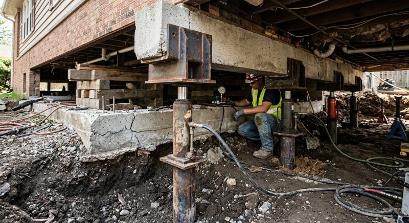 Foundation Lifting in Adrian, MI