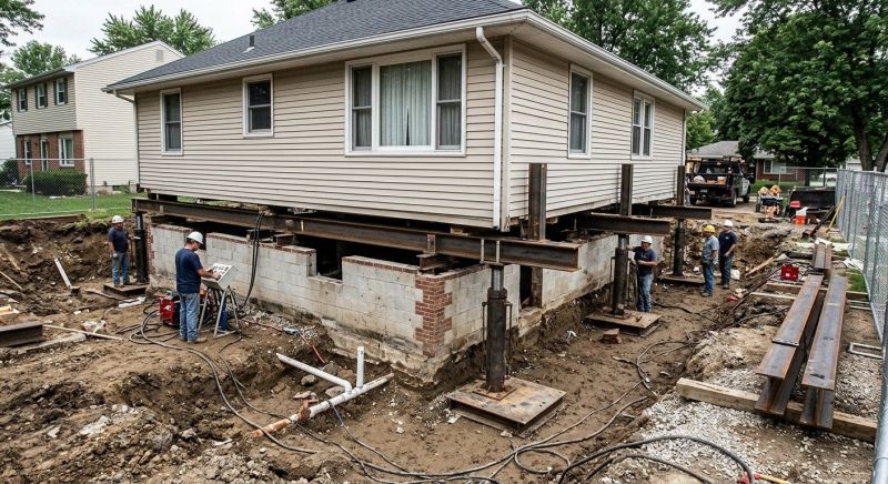 Foundation Lifting in Blissfield, MI
