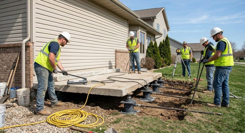 Foundation Lifting in Brooklyn, MI