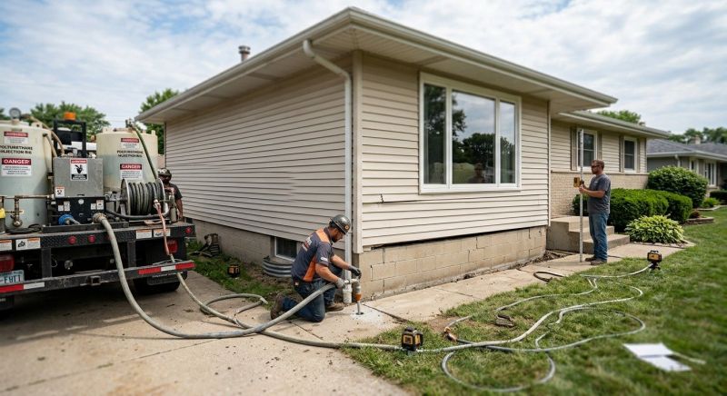 Foundation Lifting in Cement City, MI