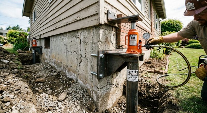 Foundation Lifting in Clinton, MI