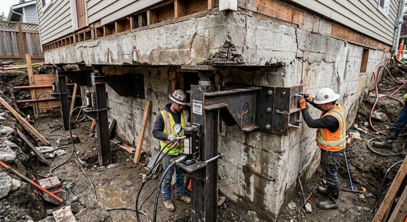 Foundation Lifting in Manchester, MI