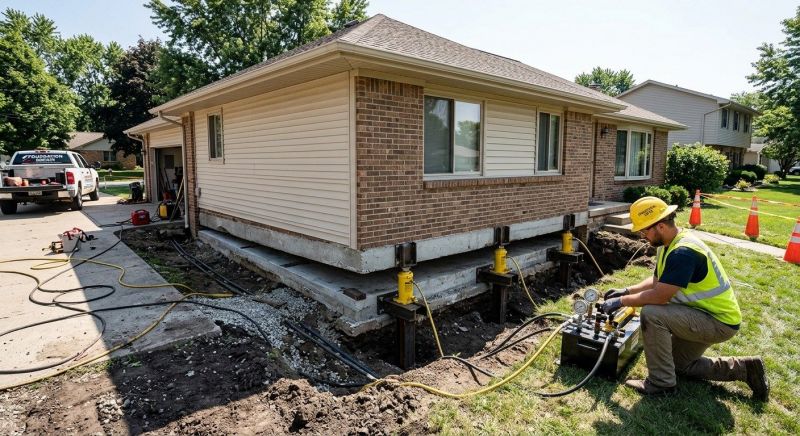 Foundation Lifting in Swanton, OH