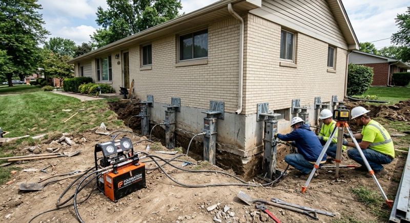 Foundation Pier Leveling in Lenawee County, MI