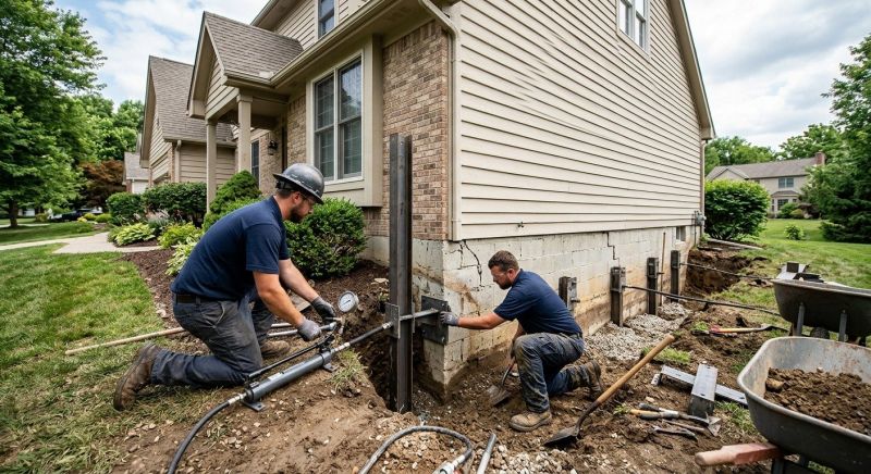 Foundation Pier Repair in Lenawee County, MI