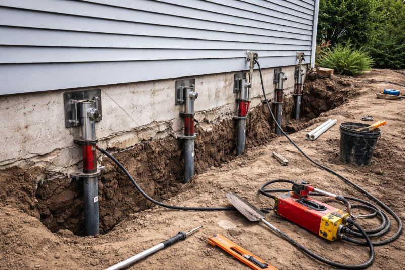 Foundation Pier Repair in Lenawee County, MI