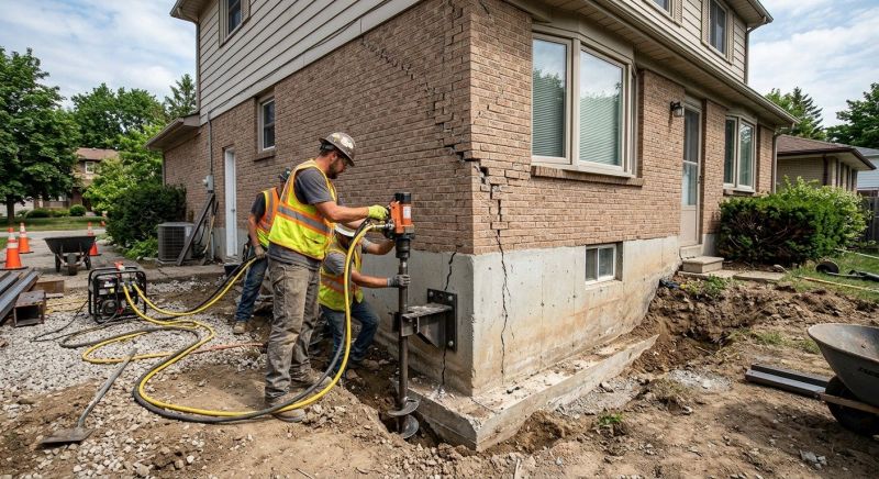 Foundation Raising in Lambertville, MI