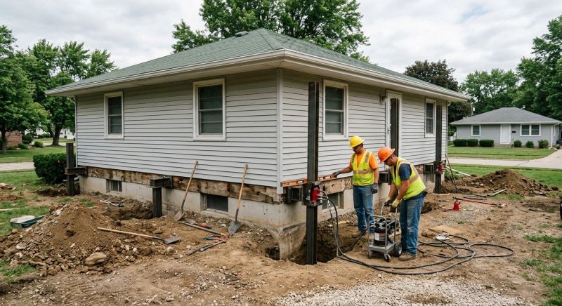 Foundation Raising in Saline, MI