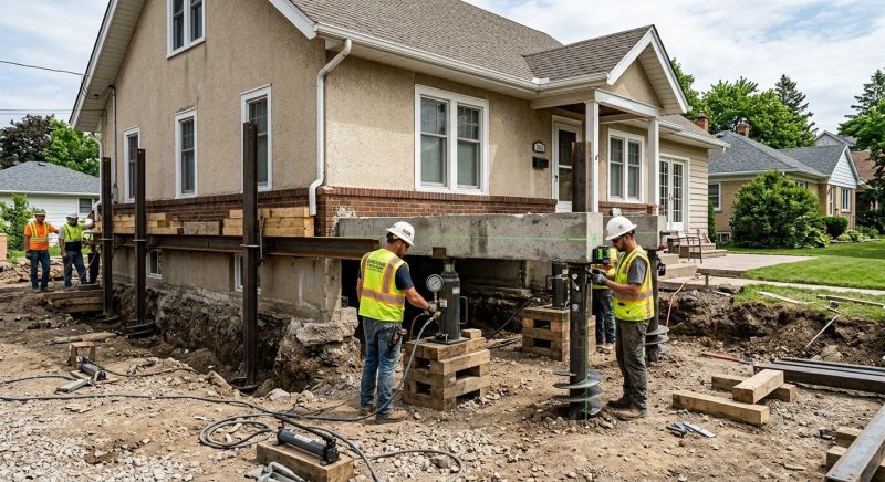 Foundation Releveling in Lenawee County, MI