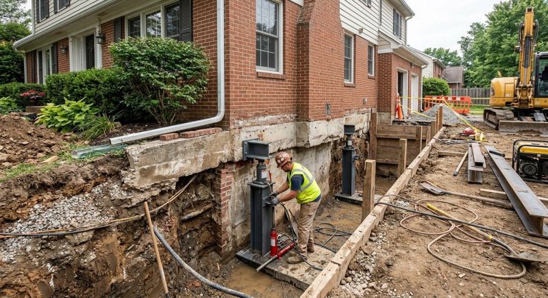 Foundation Repair in Milan, MI