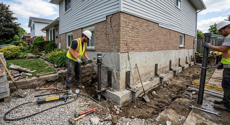 Foundation Stabilizing in Cement City, MI