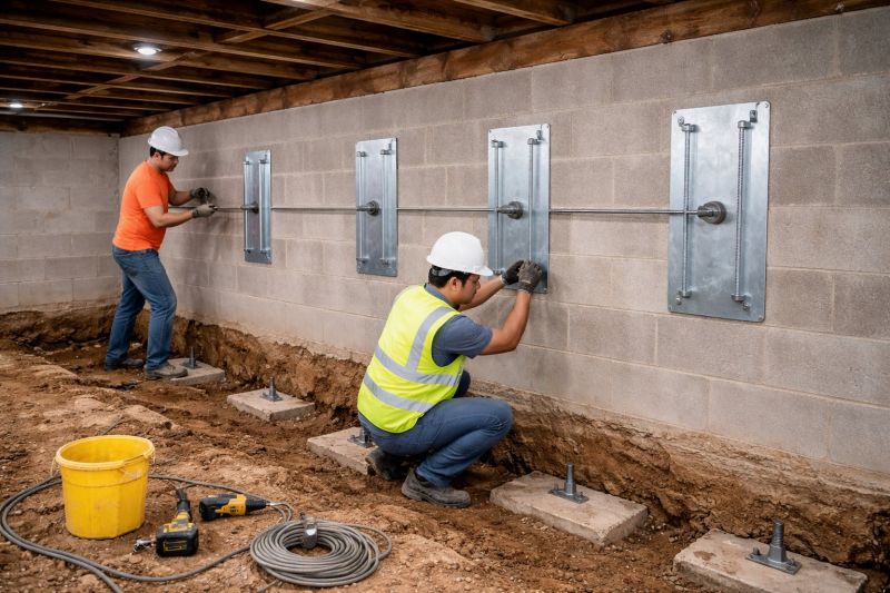 Foundation Stabilizing in Dundee, MI