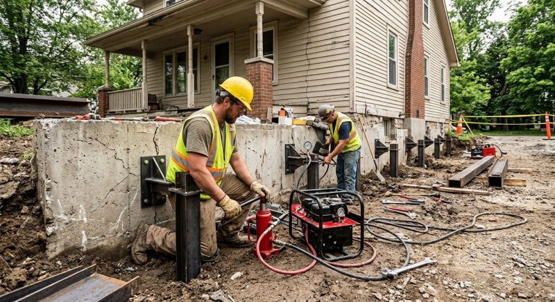 Foundation Stabilizing in Ida, MI